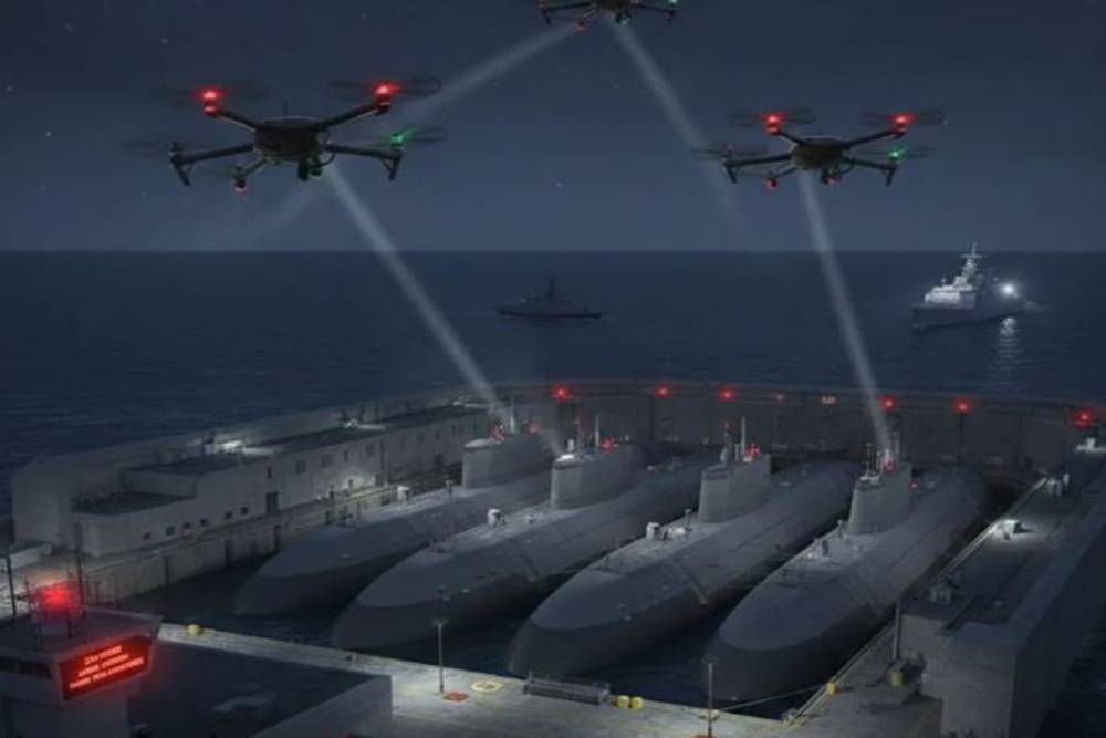 Fransa'da n&uuml;kleer denizaltıların bulunduğu &uuml;ss&uuml;n &uuml;zerinde İHA alarmı