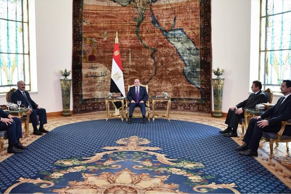 Sisi, Libya'nın doğusundaki Hafter ile g&ouml;r&uuml;şt&uuml;