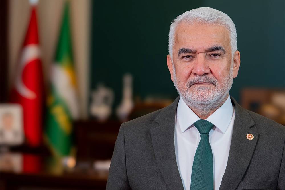 H&Uuml;DA PAR Genel Başkanı Yapıcıoğlu, HAMAS'ın yeni lideri Halil el-Hayye'yi tebrik etti