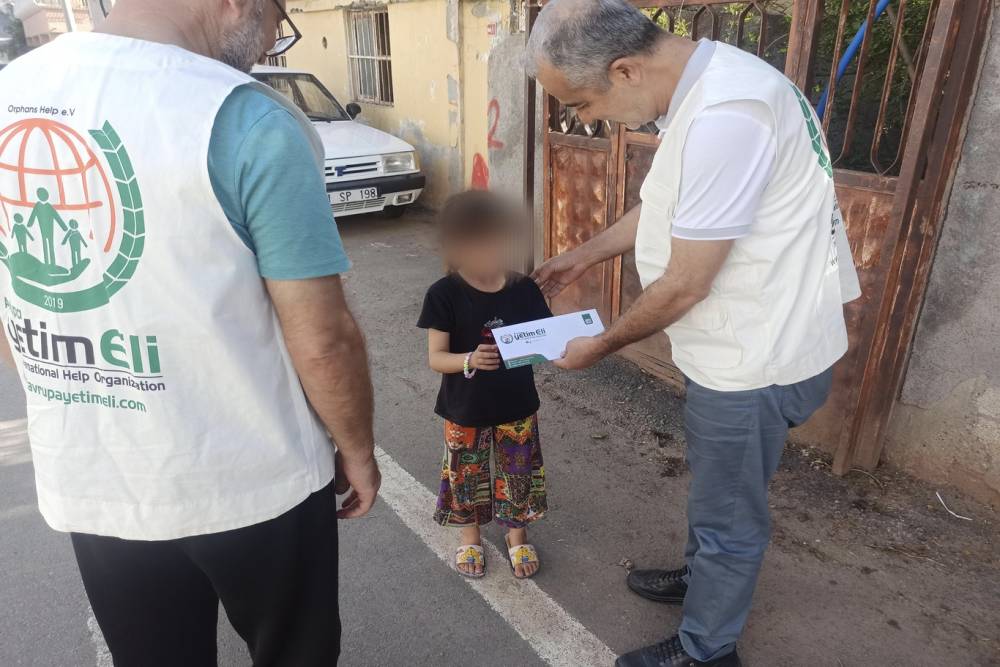 Avrupa Yetimeli&rsquo;nden Hatay&rsquo;da yetim ve ihtiya&ccedil; sahiplerine nakdi destek