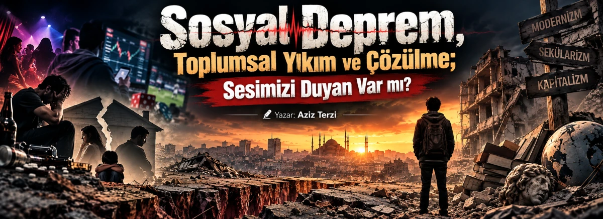 Aziz Terzi: Sosyal Deprem, Toplumsal Yıkım ve &Ccedil;&ouml;z&uuml;lme: Sesimizi Duyan Var mı?