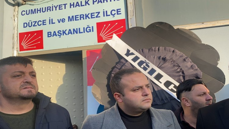D&uuml;zce&rsquo;de CHP Milletvekiline sert tepki